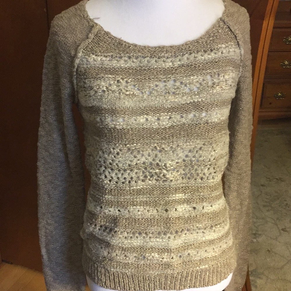 Silver and grey sweater